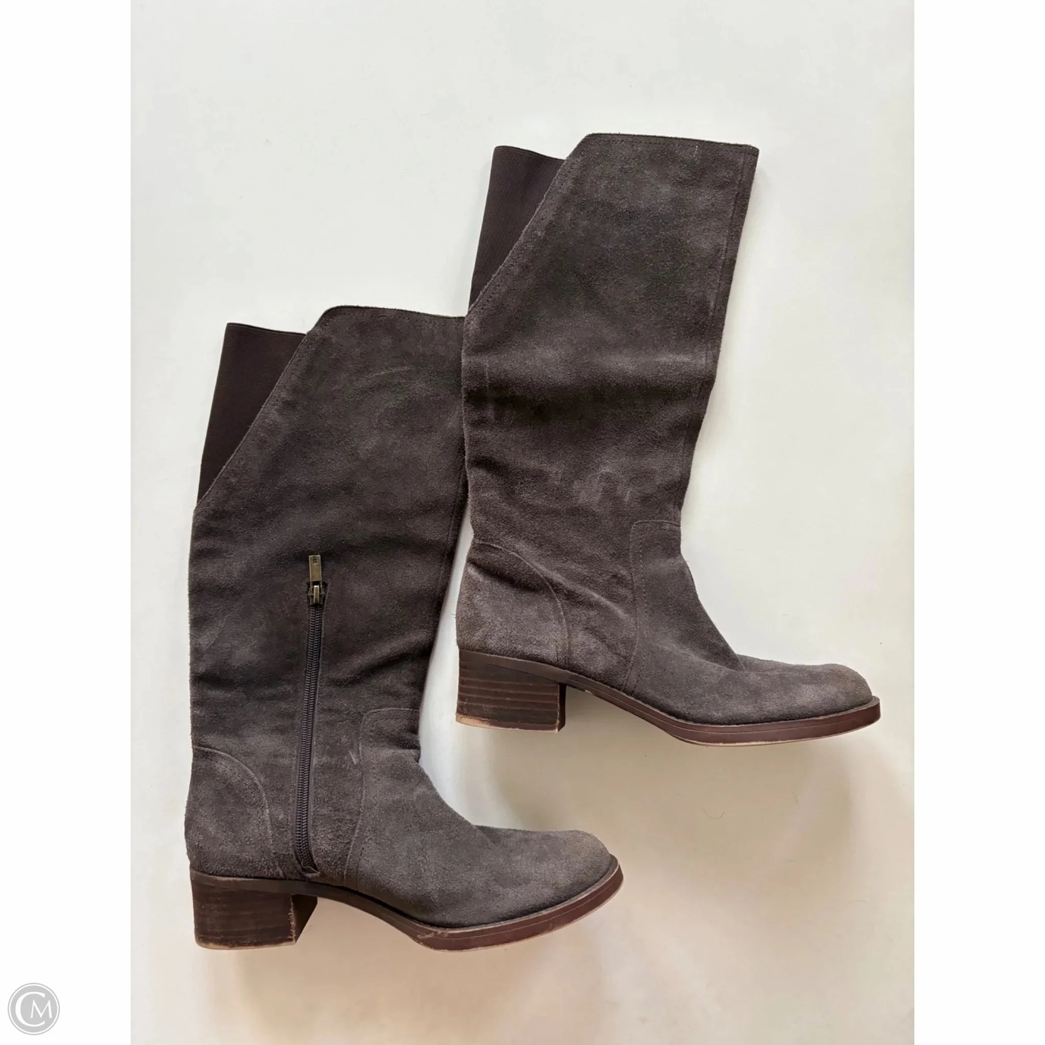 Boots Ankle Heels By Lucky Brand In Brown, Size: 8 Effortless Look