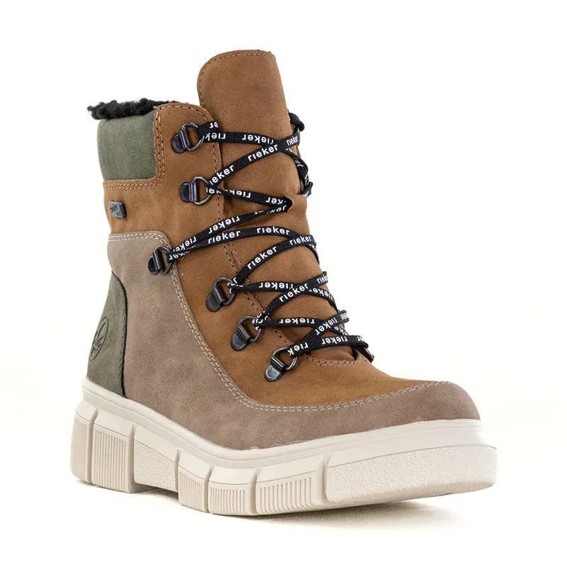 Women's Fenja 04 Fango/Mandel/Liane Insulated Urban Traveler Elastic Gusset