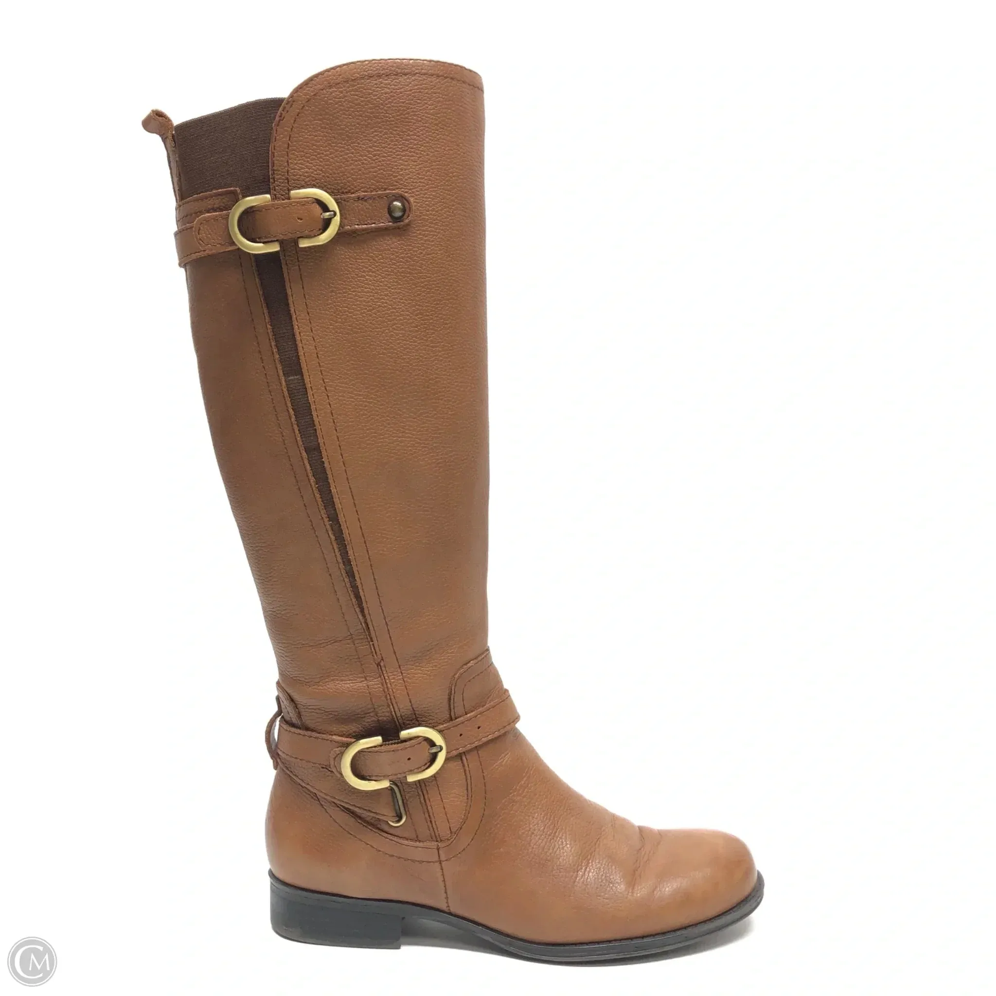 Boots Knee Flats By Naturalizer In Brown, Size: 6 Bold Statement