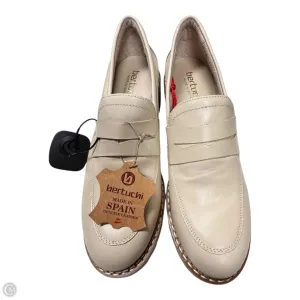 Cute Heels Shoes Heels Block By BERTUCHI In Tan, Size: 9.5