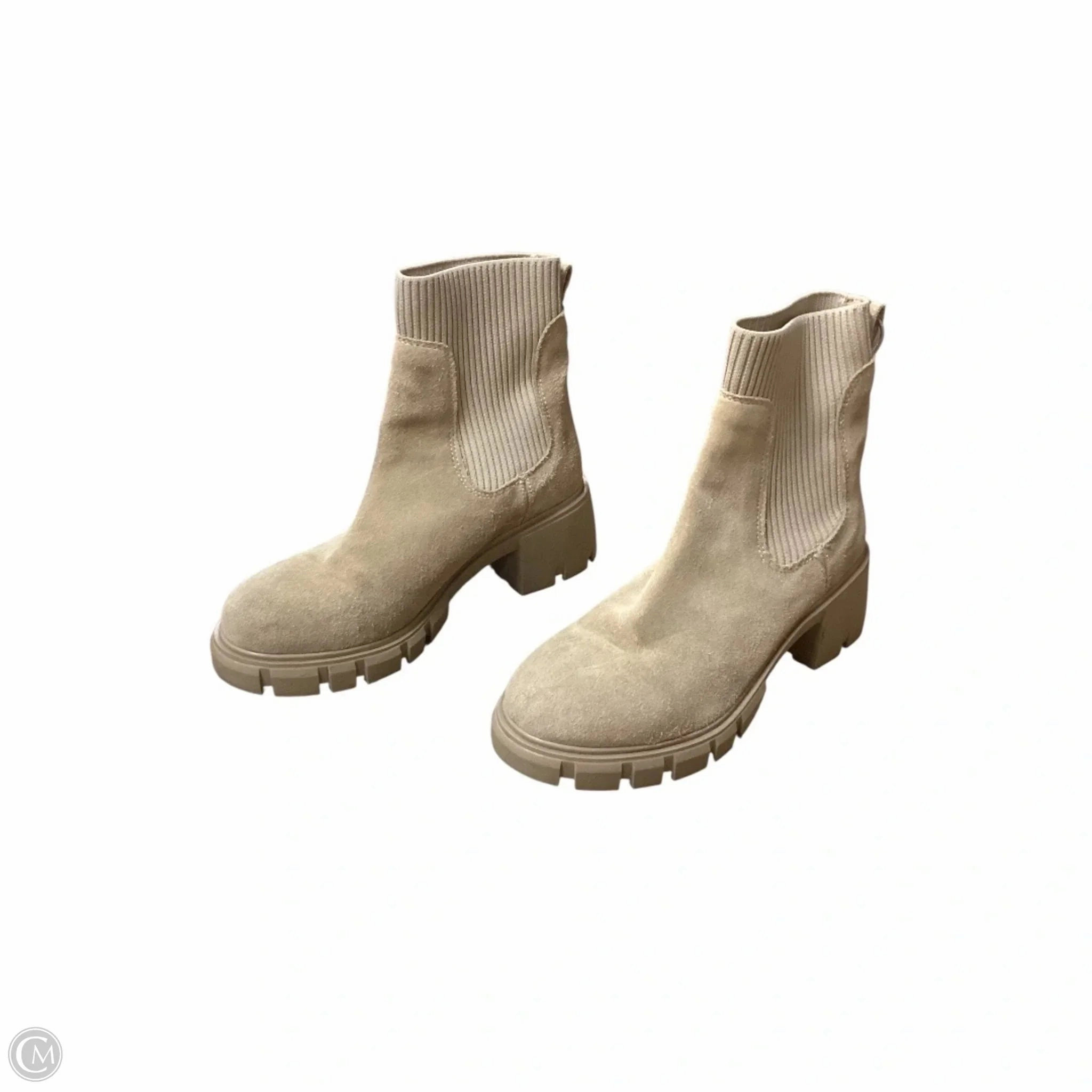 Dance Floor Lace-Up Style Boots Ankle Heels By Steve Madden In Brown, Size: 7.5