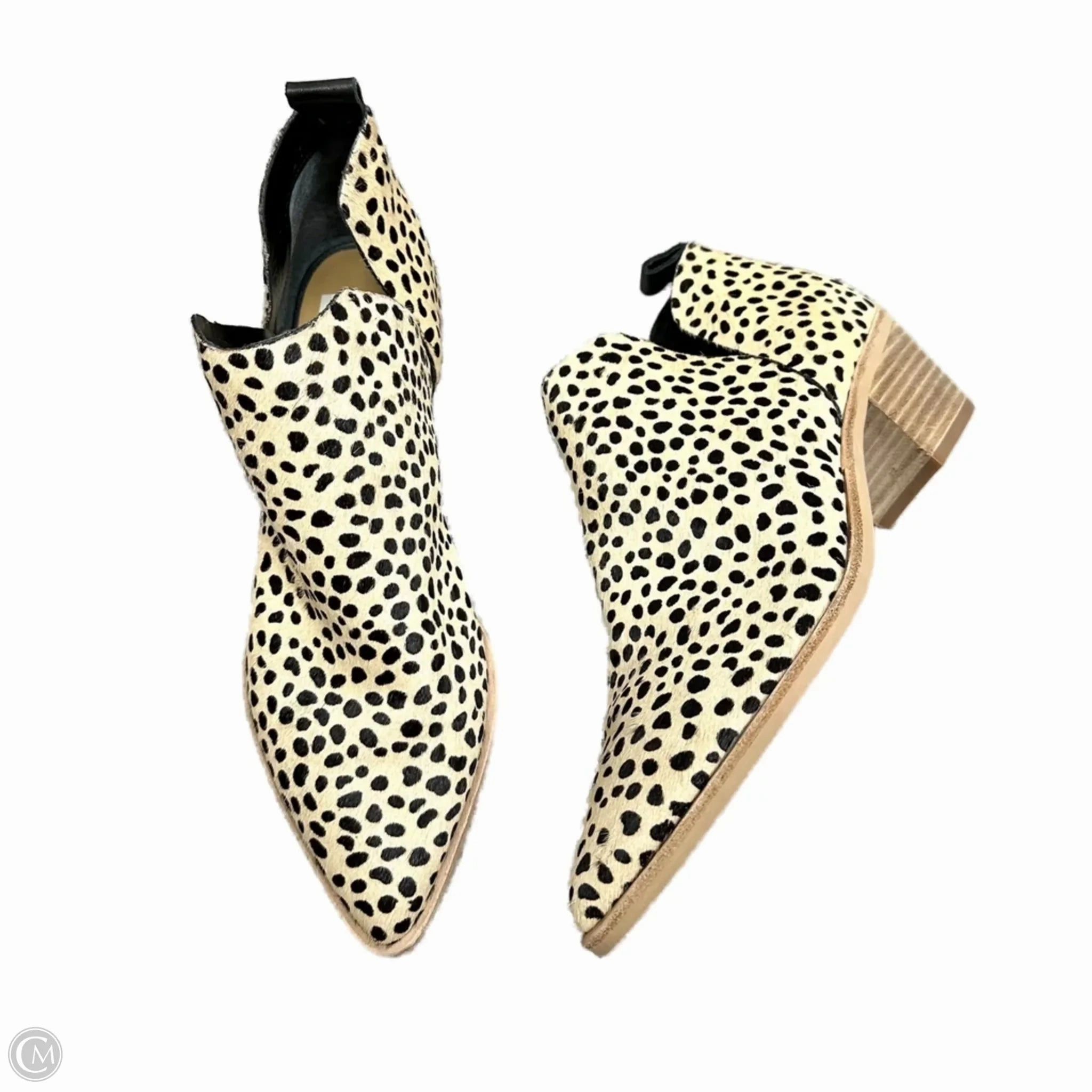 Boots Ankle Heels By Dolce Vita In Leopard Print, Size: 8.5 Noise Reducing Sole
