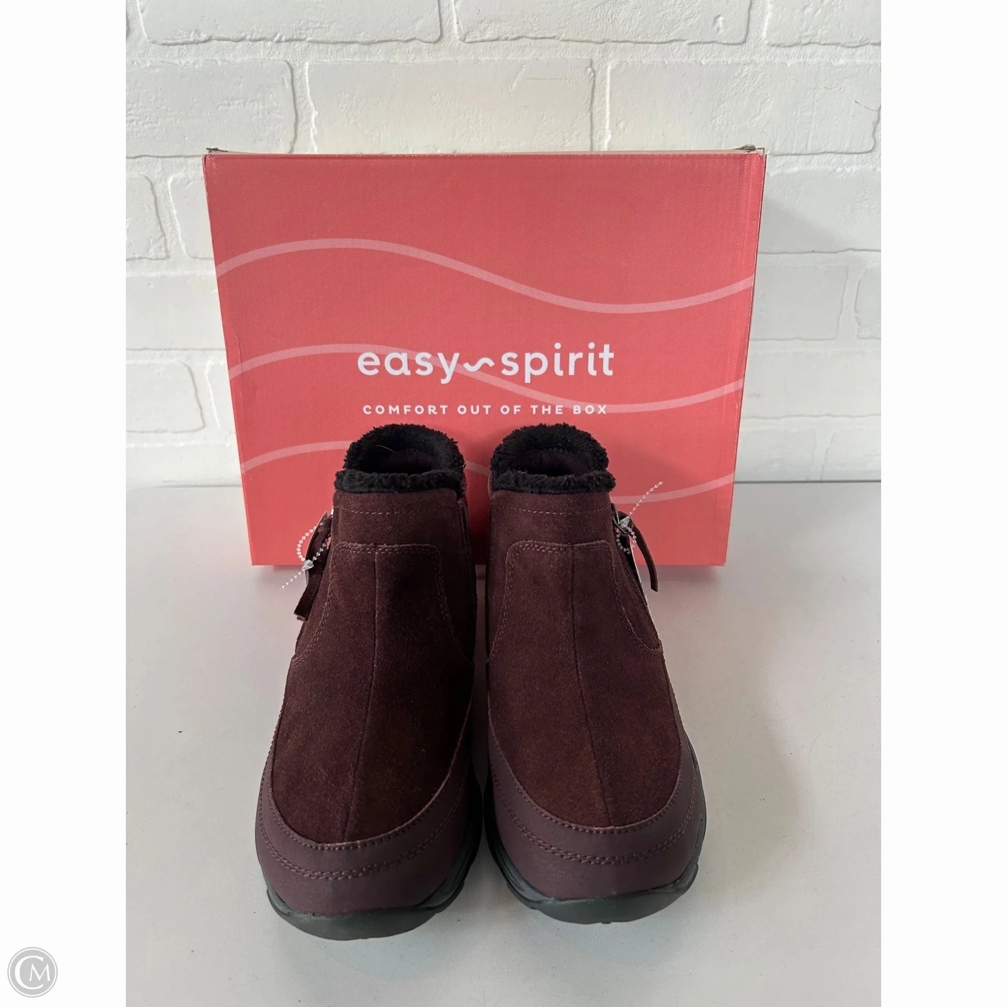 Boots Ankle Flats By Easy Spirit In Maroon, Size: 8.5 Seamless Comfort Backcountry Camper