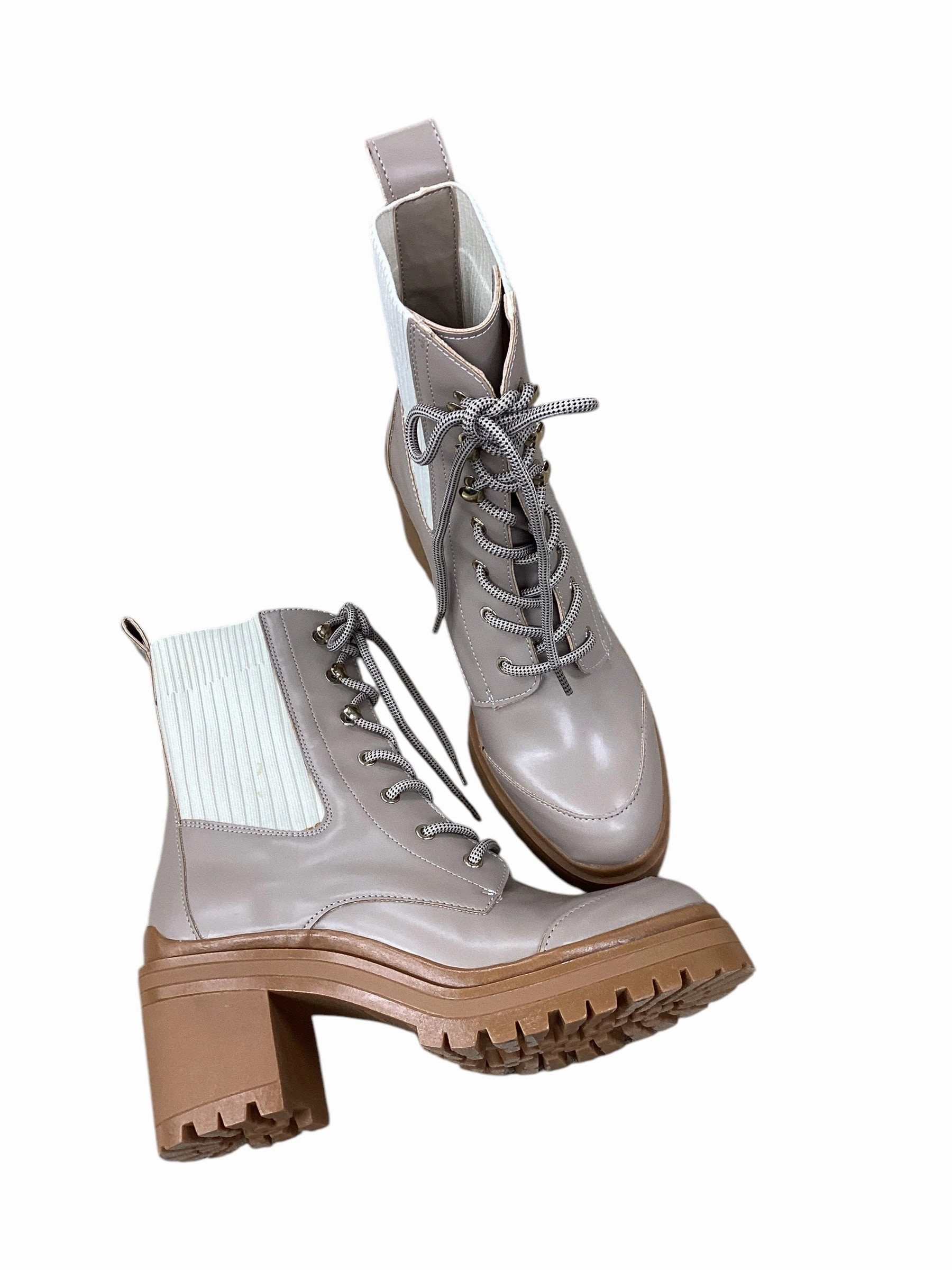 Eco Friendly day trip Boots Ankle Heels By Kensie In Brown, Size: 8