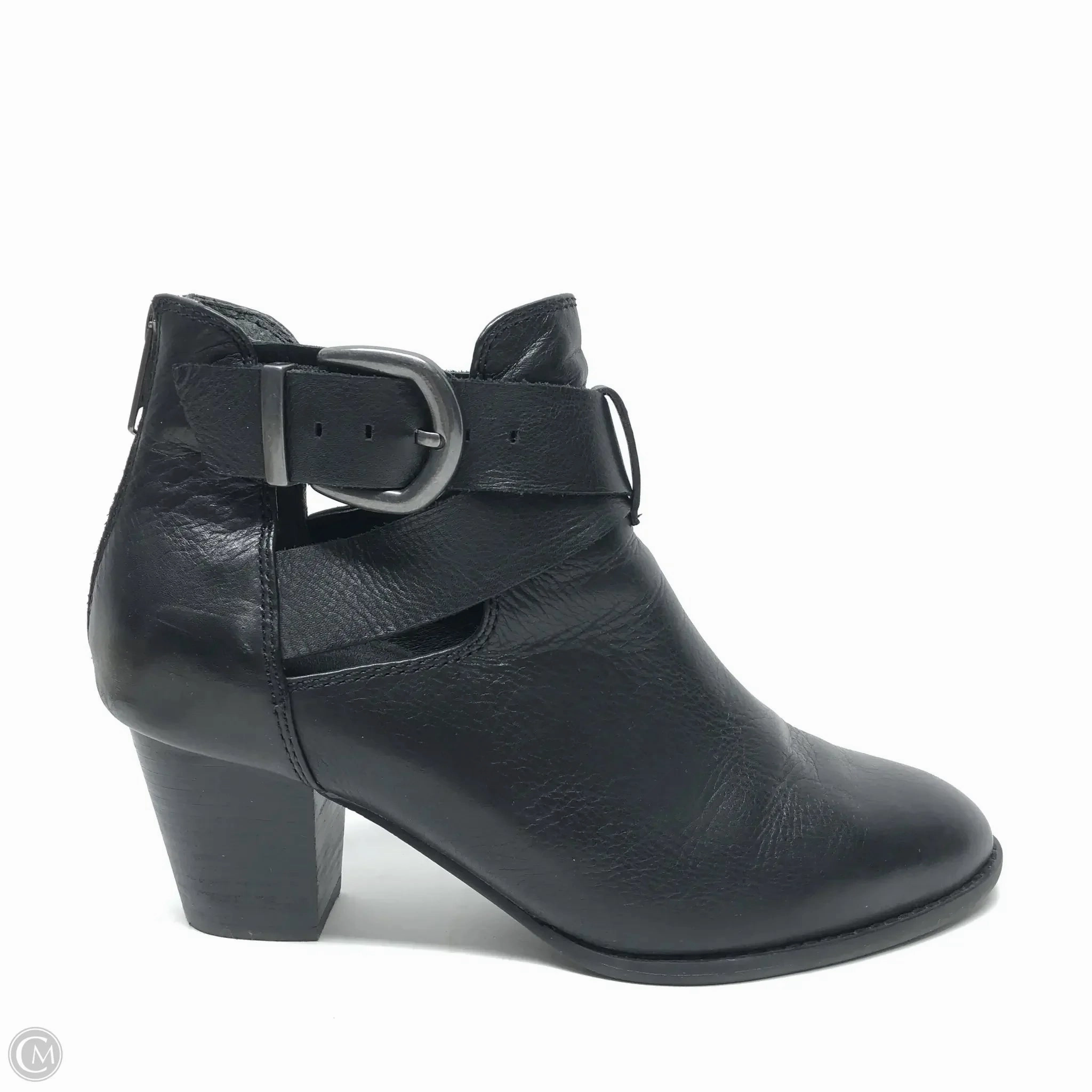 Boots Ankle Heels By Vionic In Black, Size: 10 Bold Red Comfortable Support