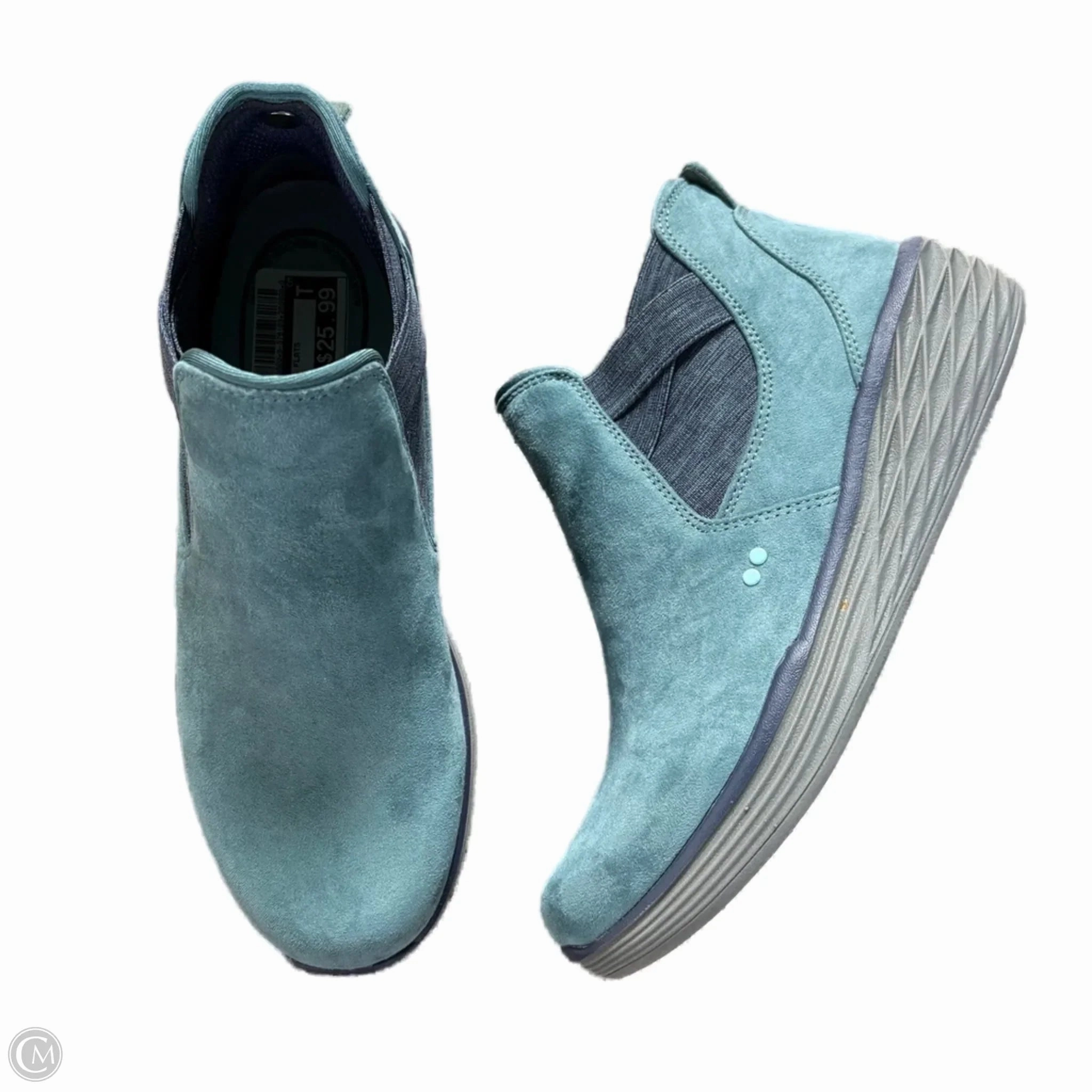 Boots Ankle Flats By Ryka In Blue, Size: 8 Clean Finish
