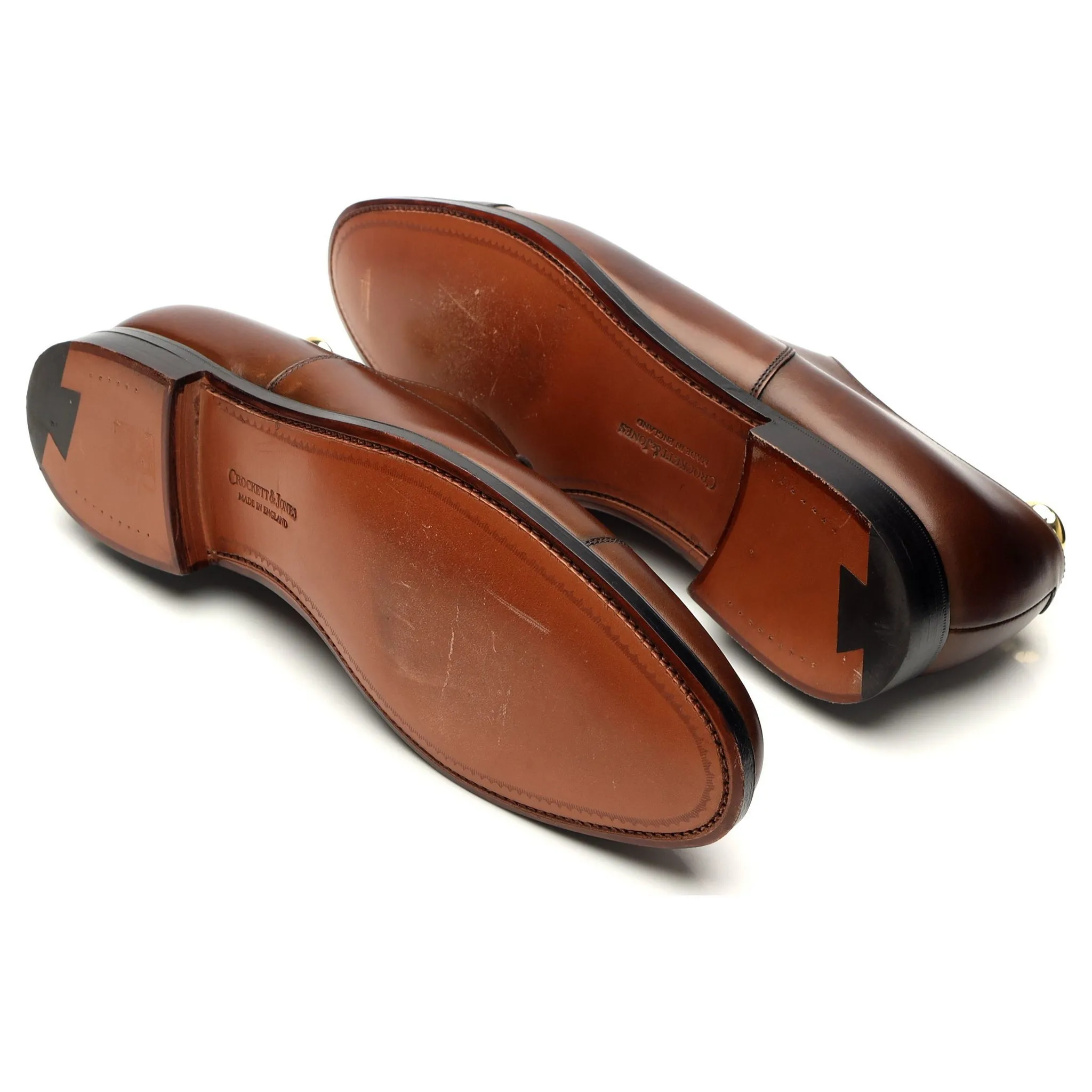 'Connaught' Dark Brown Leather Oxford UK 9 E