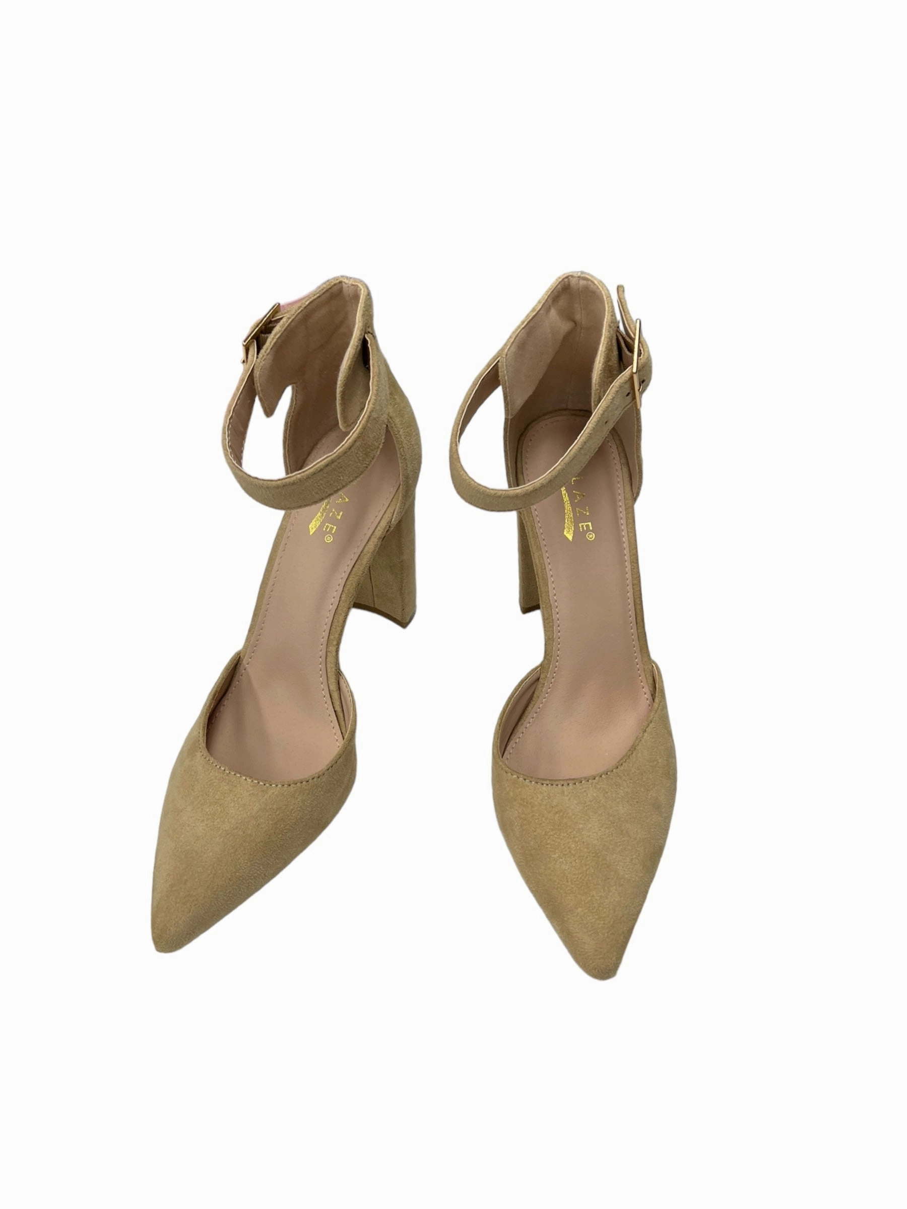 Platform Heels Shoes Heels Block By GLAZE  Size: 9
