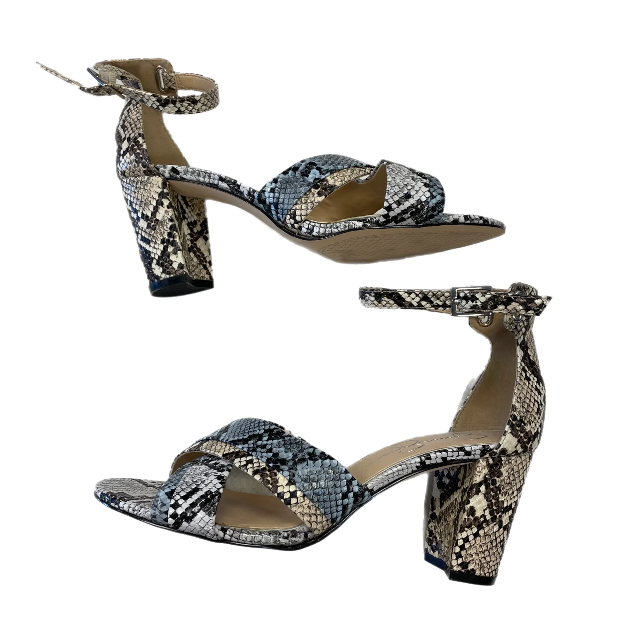 Smart Sandals Shoes Heels Block By Jessica Simpson  Size: 9