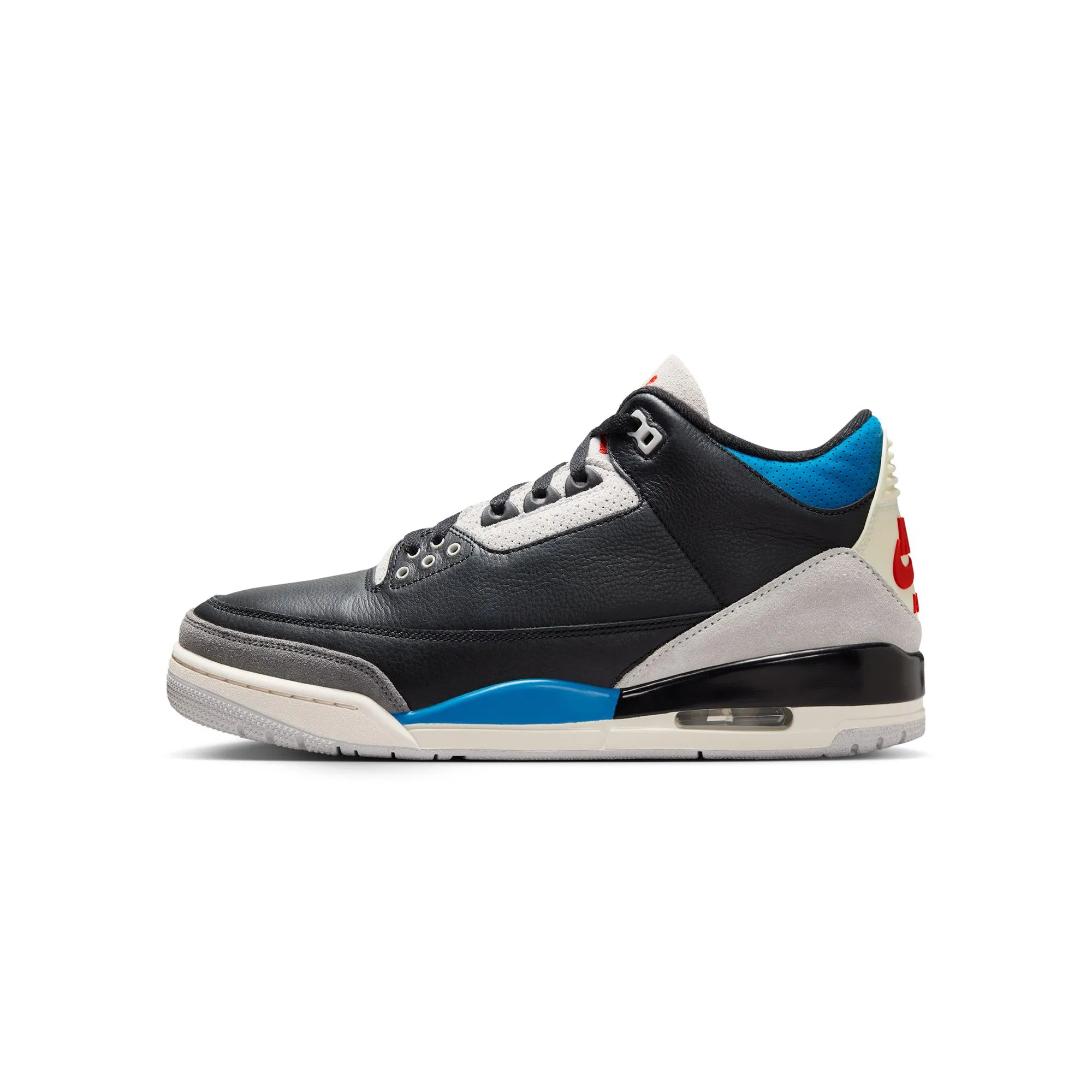 color - orange red shoes Air Jordan 3 Mens Retro OG Shoes