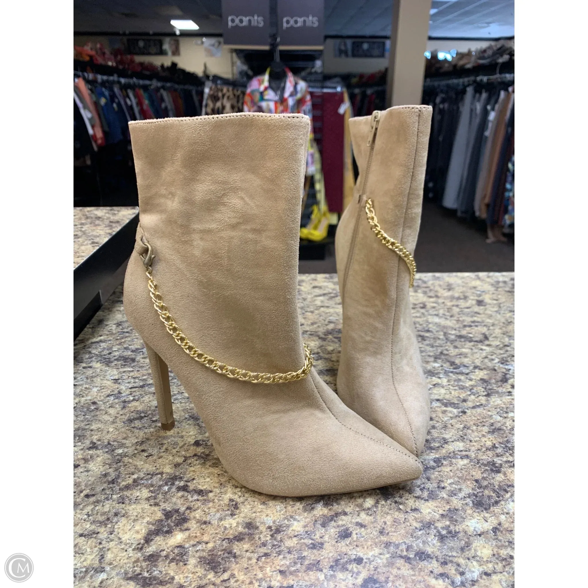 Shoes Heels Stiletto By Shein In Beige, Size: 6 Evening Footwear Lightweight Upper