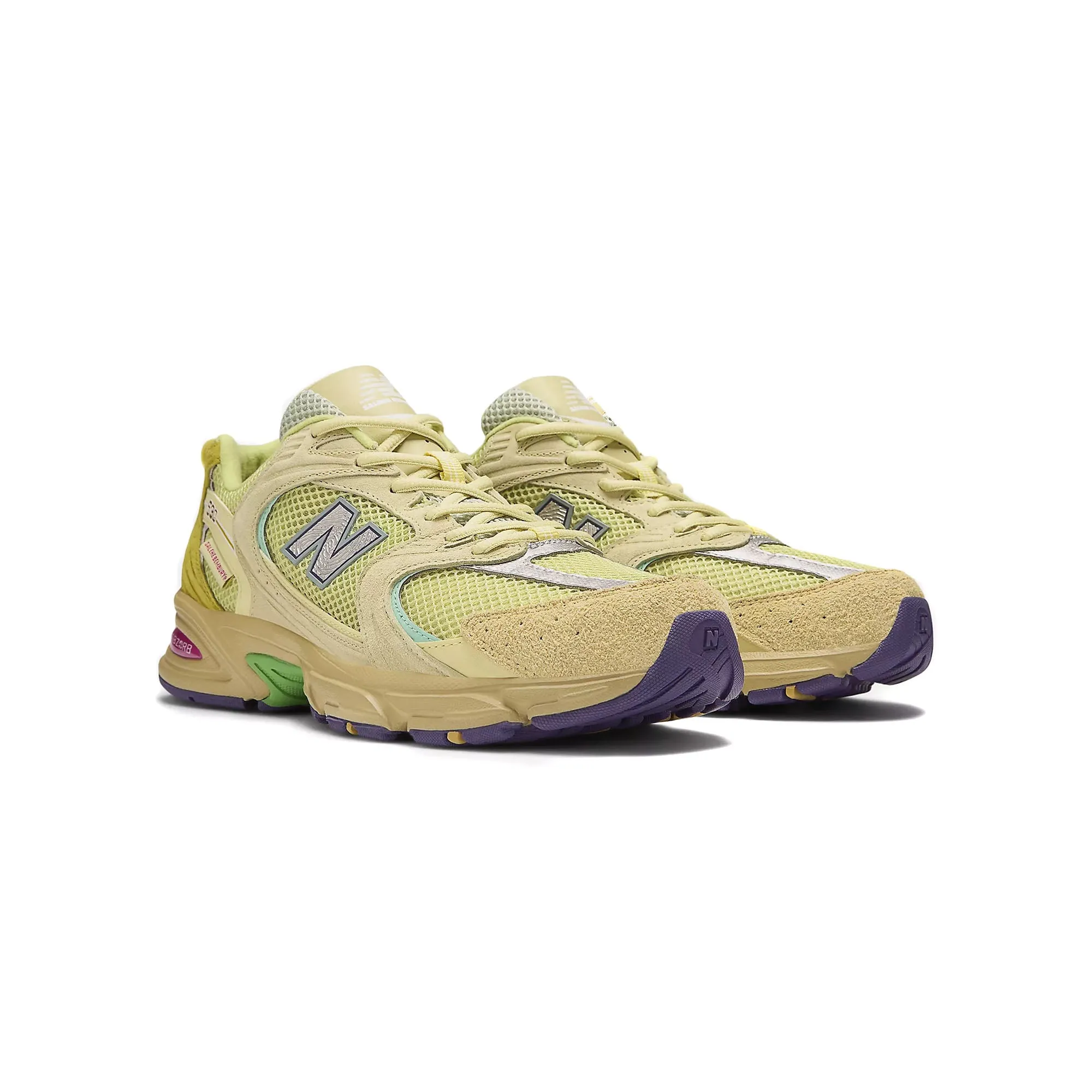 recycled shoes running in a meadow shoes New Balance x Salehe Bembury Mens 530 Shoes