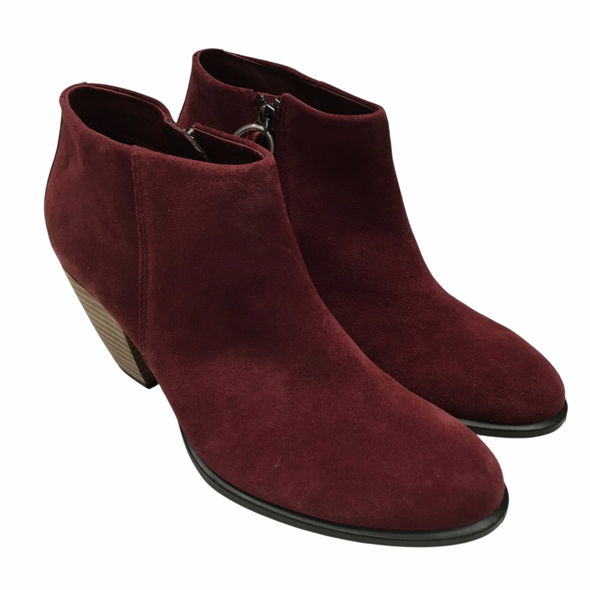 Kid Fun Boots Ankle Heels By Ecco In Red, Size:8.5