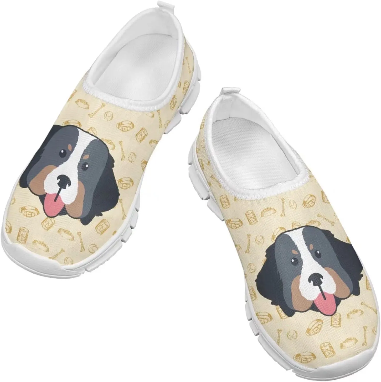 Cute Slip-On Walking Shoes for Children Soft Casual Flat Non-Slip Shoes Low-Top Outdoor Sneakers Boys Girls US Size 11-15