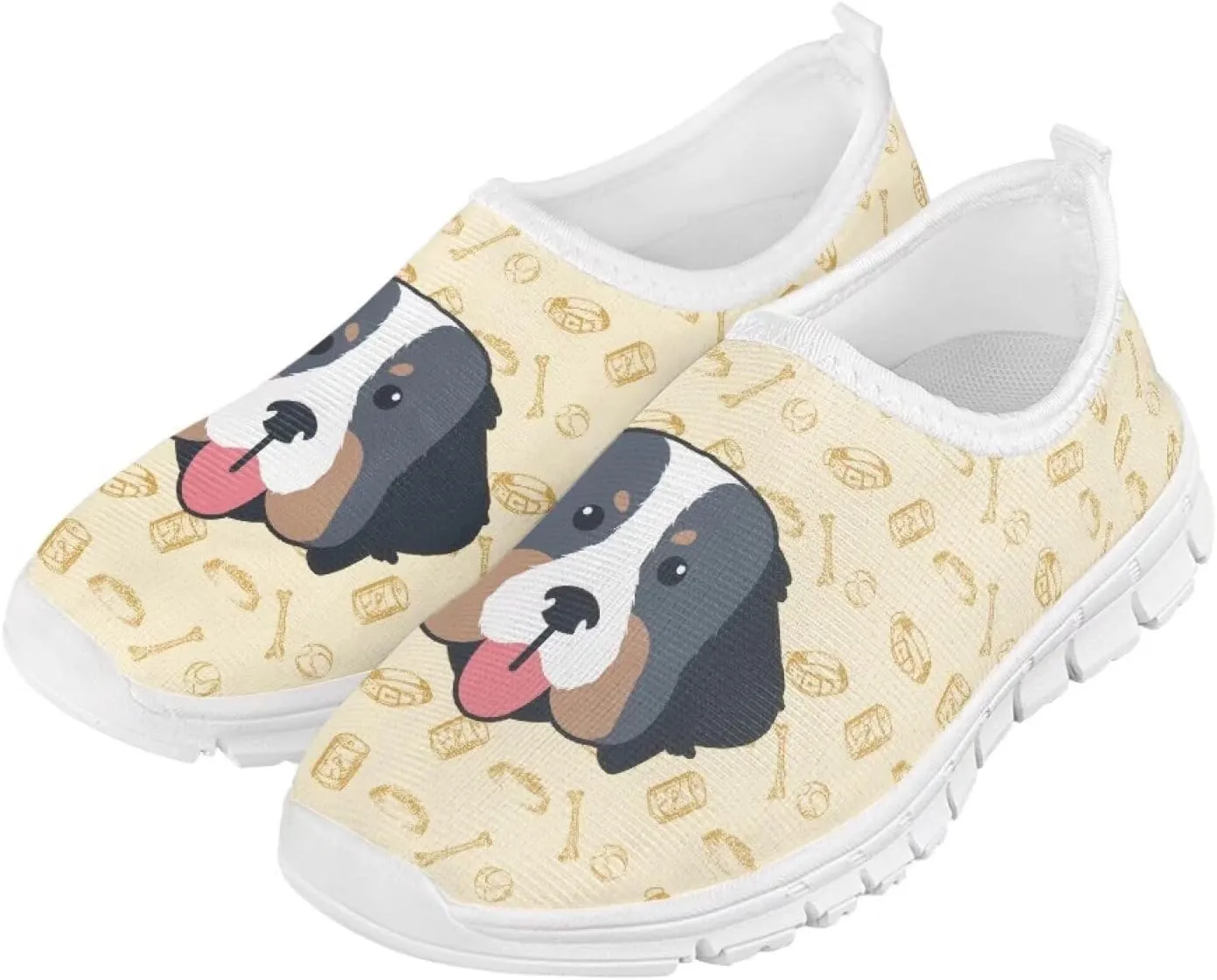Cute Slip-On Walking Shoes for Children Soft Casual Flat Non-Slip Shoes Low-Top Outdoor Sneakers Boys Girls US Size 11-15