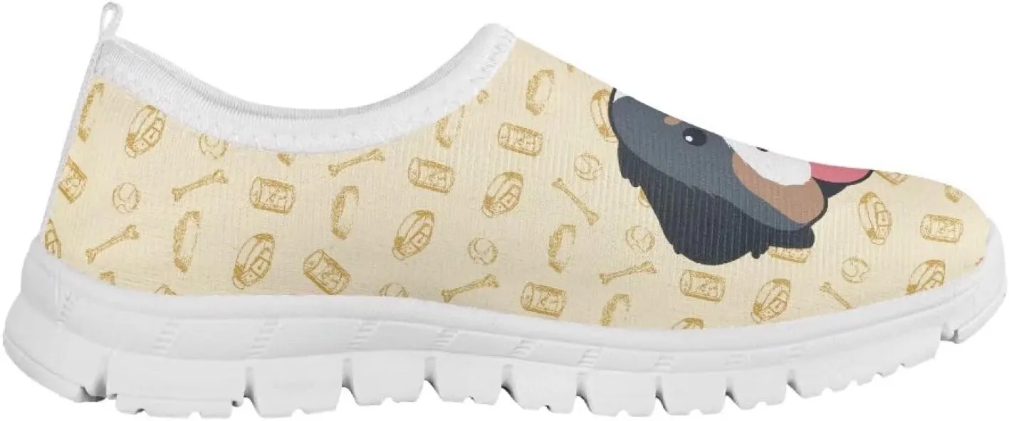 Cute Slip-On Walking Shoes for Children Soft Casual Flat Non-Slip Shoes Low-Top Outdoor Sneakers Boys Girls US Size 11-15