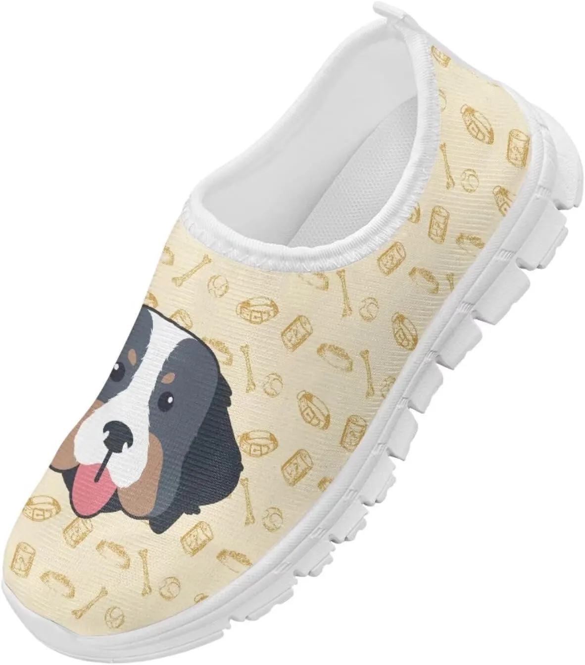 Cute Slip-On Walking Shoes for Children Soft Casual Flat Non-Slip Shoes Low-Top Outdoor Sneakers Boys Girls US Size 11-15