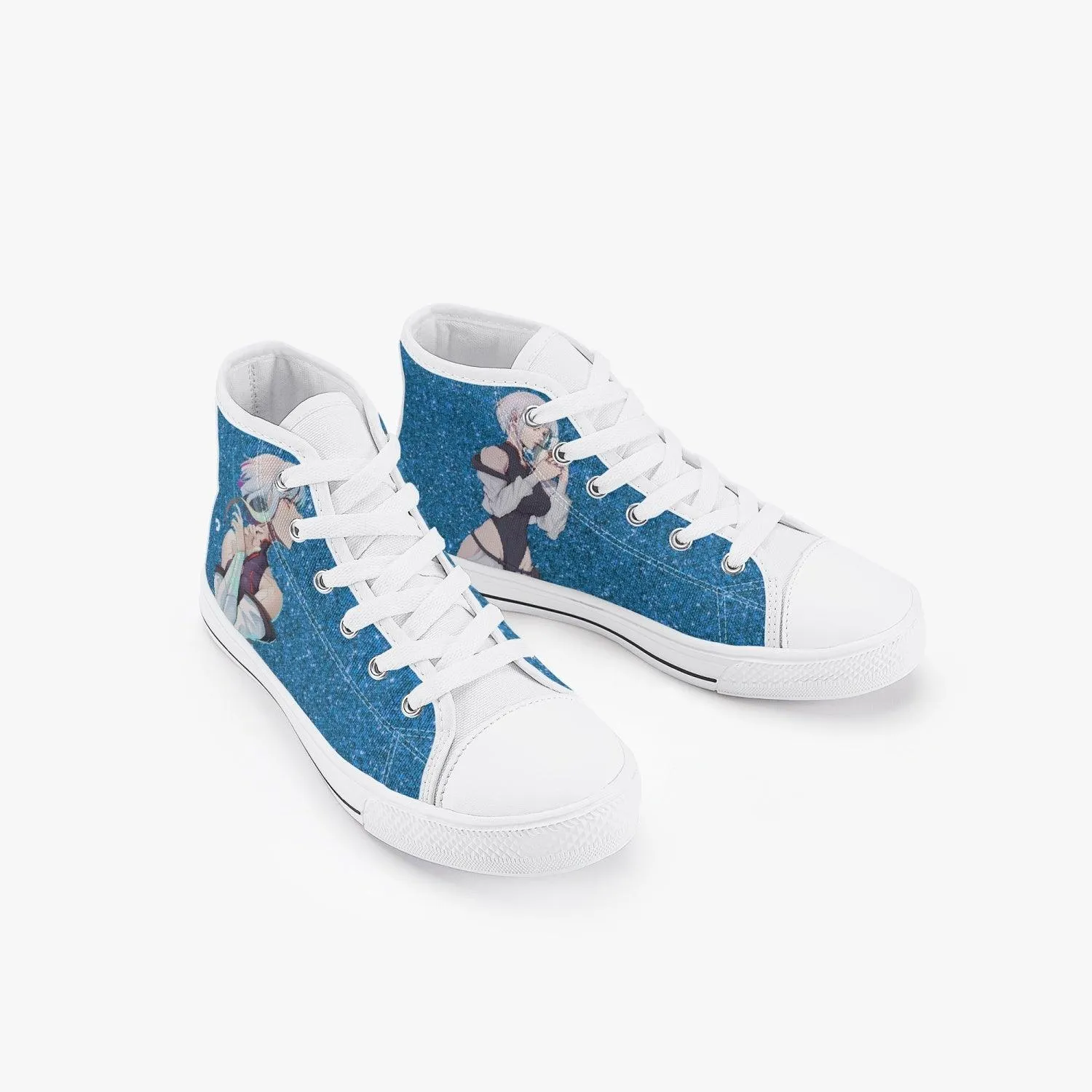 Cyberpunk Edgerunners Lucy Kids A-Star High Anime Shoes