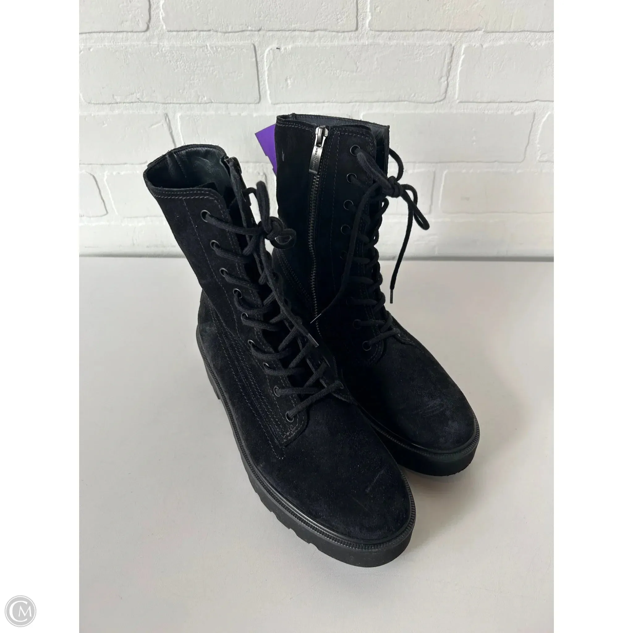 All Day Boot City Chicfit Boots Mid-calf Flats By Paul Green In Black, Size: 7.5