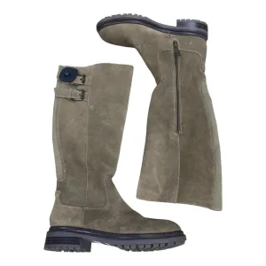Boots Mid-Calf Flats By Blondo In Brown, Size:8.5 Active Movement Season Wardrobe