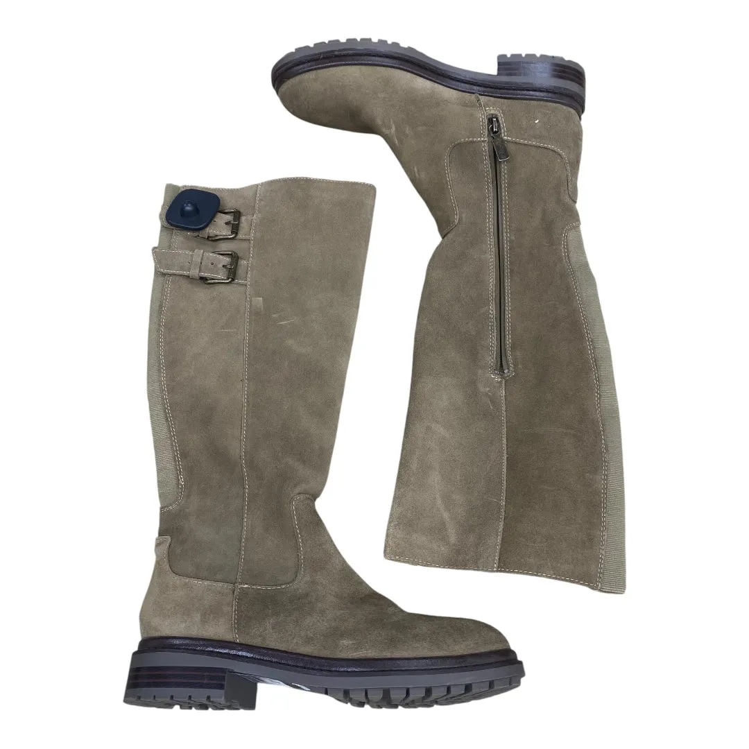 Boots Mid-Calf Flats By Blondo In Brown, Size:8.5 Active Movement Season Wardrobe