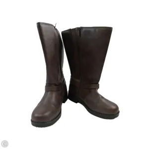 Boots Mid-calf Flats By Torrid In Brown, Size: 10 Cozy Design Party Wardrobe