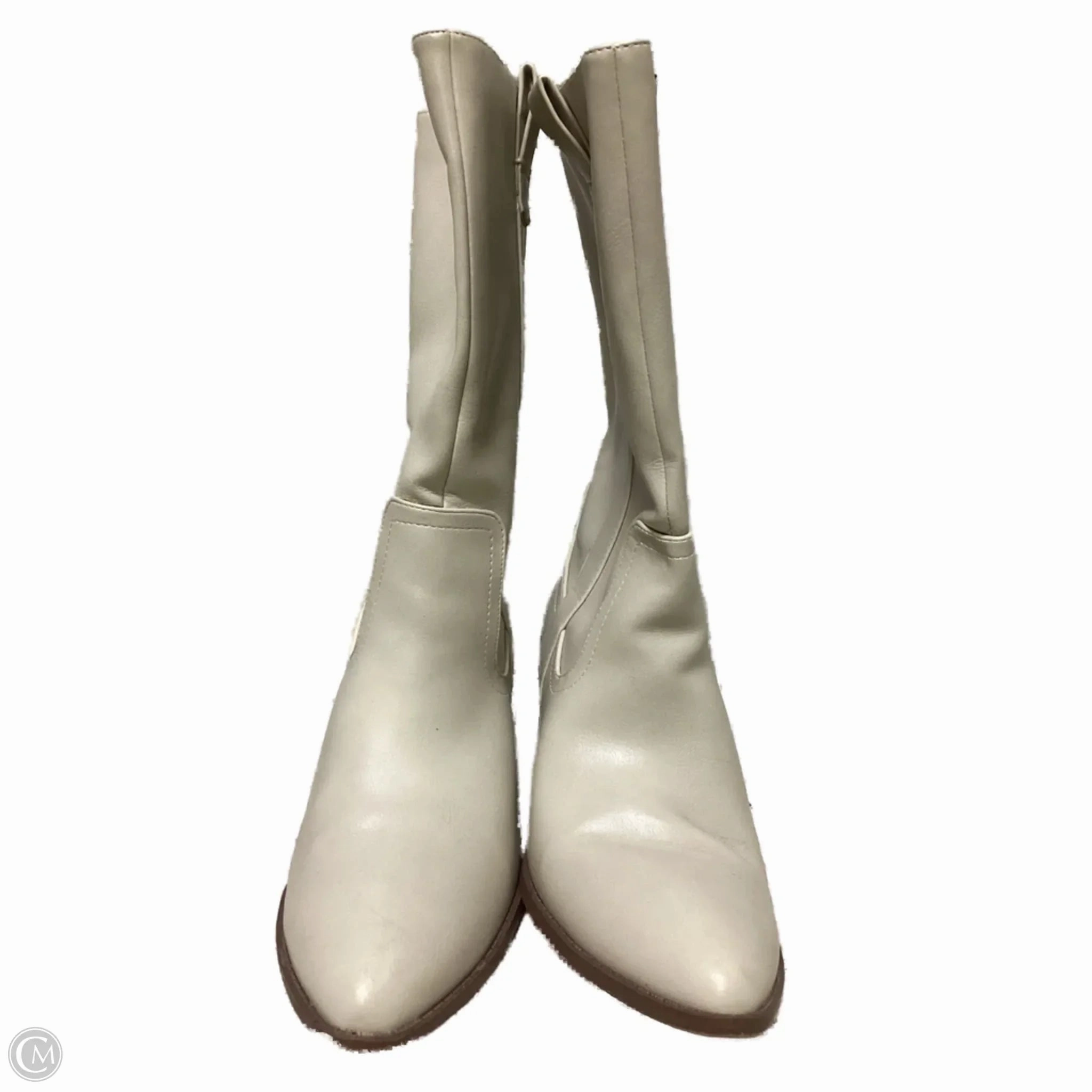 Protective Upper Boots Ankle Heels By Dolce Vita In Ivory, Size: 7