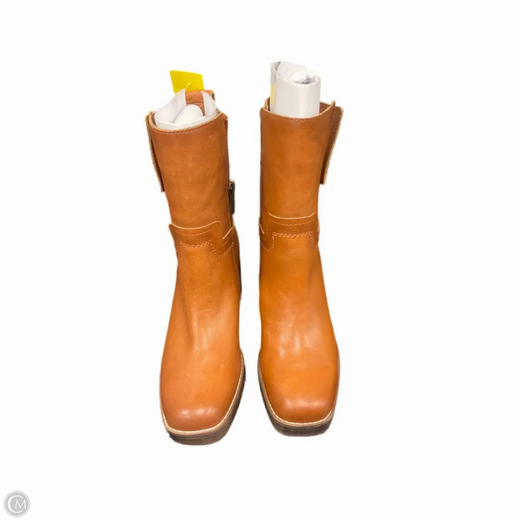 Boots Ankle Heels By Franco Sarto In Brown, Size: 6 Insulated Rainy Day Commuter Universal Style
