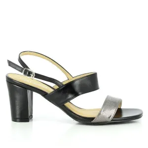 Dalessi Ditto Black Slingback Sandals