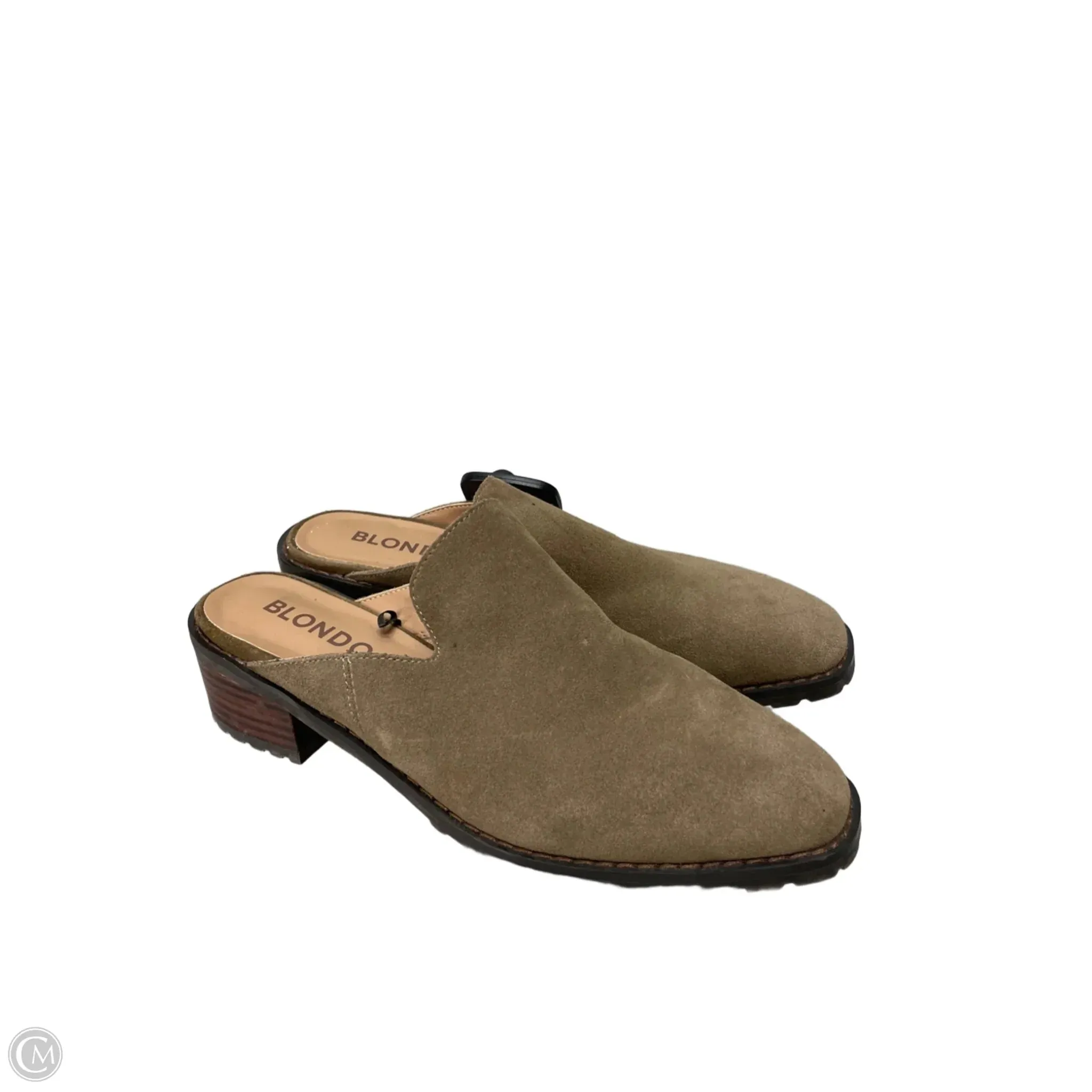 Shoes Heels Block By Blondo In Taupe, Size: 7 High Heel Sandals for Weddings