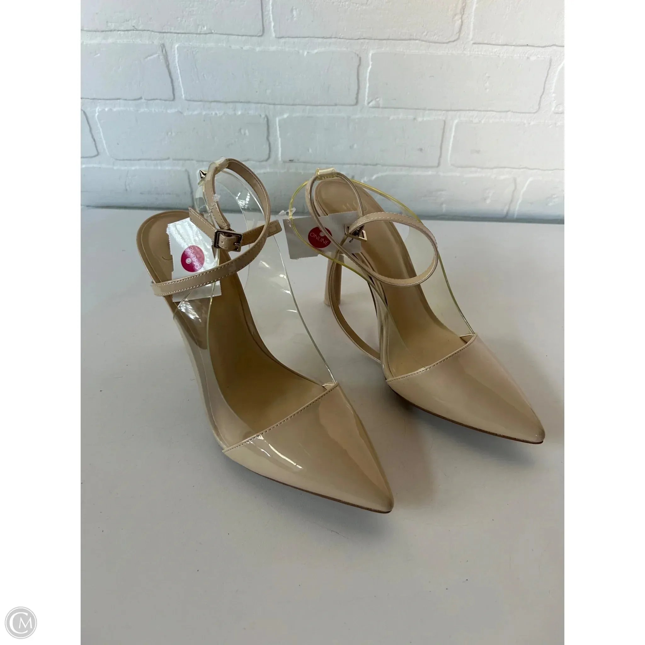 High Top Style Shoes Heels Stiletto By Jennifer Lopez In Tan, Size: 9