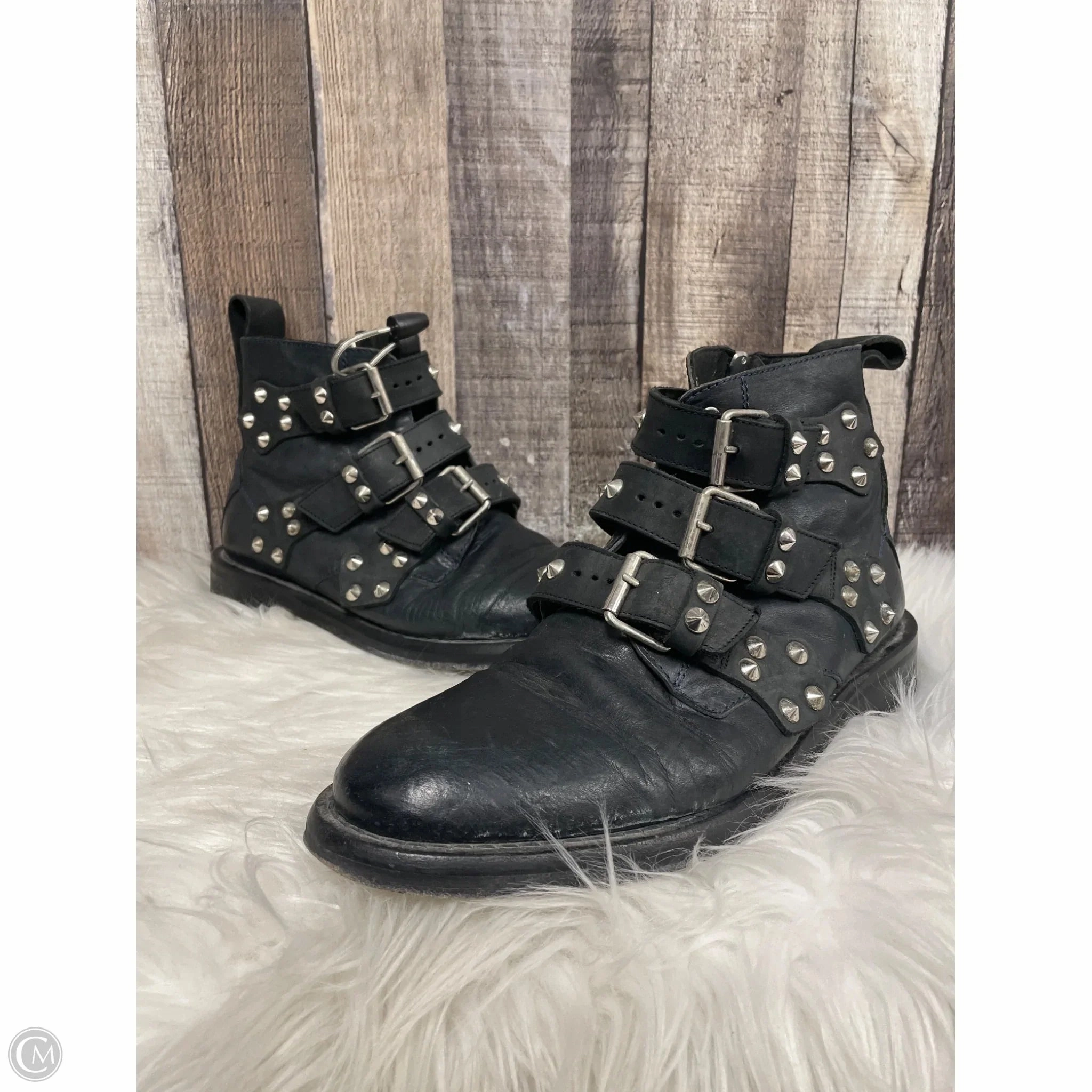 Smart Style Boots Ankle Flats By Zadig And Voltaire In Black, Size: 11