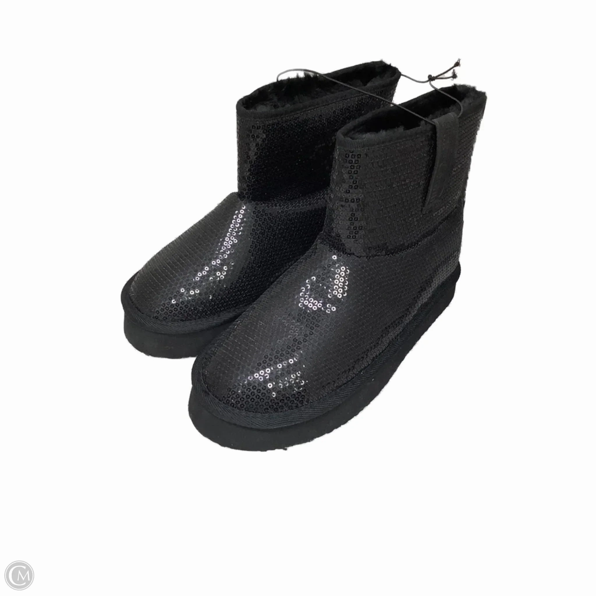 Waterproof Upper Boots Ankle Flats By Juicy Couture In Black, Size: 8.5