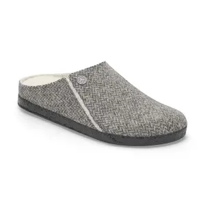 Comfortable Insole Women's Zermatt Shearling Narrow Herringbone Gray/Natural Wool