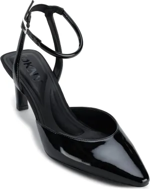 DKNY Women's Charolette Evening Pointed Toe Pump with Ankle Strap