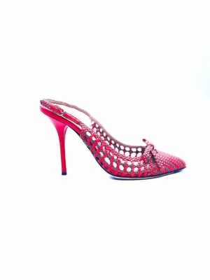 DOLCE & GABBANA Size 9 Orange Pumps