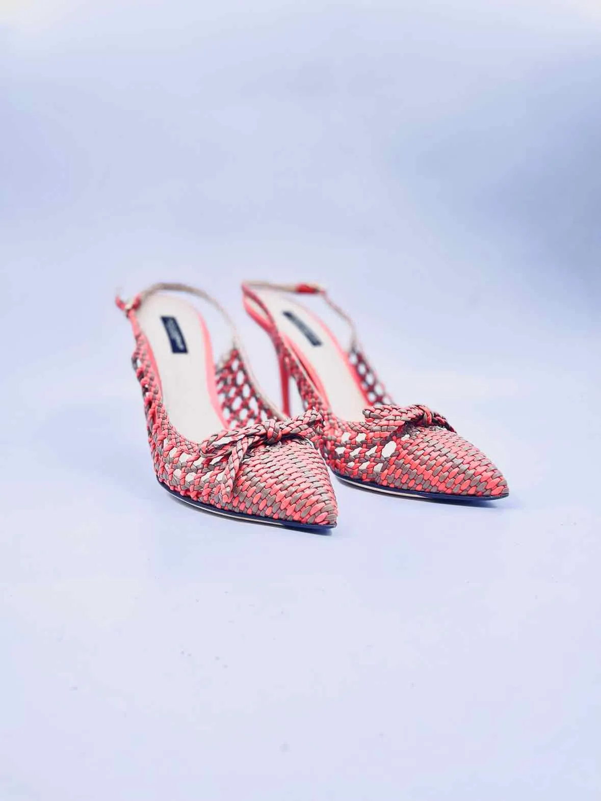 DOLCE & GABBANA Size 9 Orange Pumps