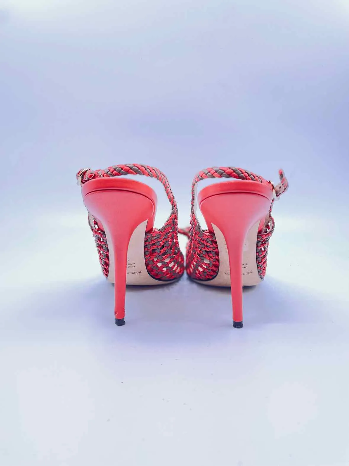 DOLCE & GABBANA Size 9 Orange Pumps