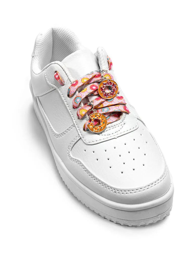 Donut Shoelaces   Charm Set