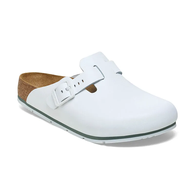 Women's Boston Pro White Cozy Padding Health Glow