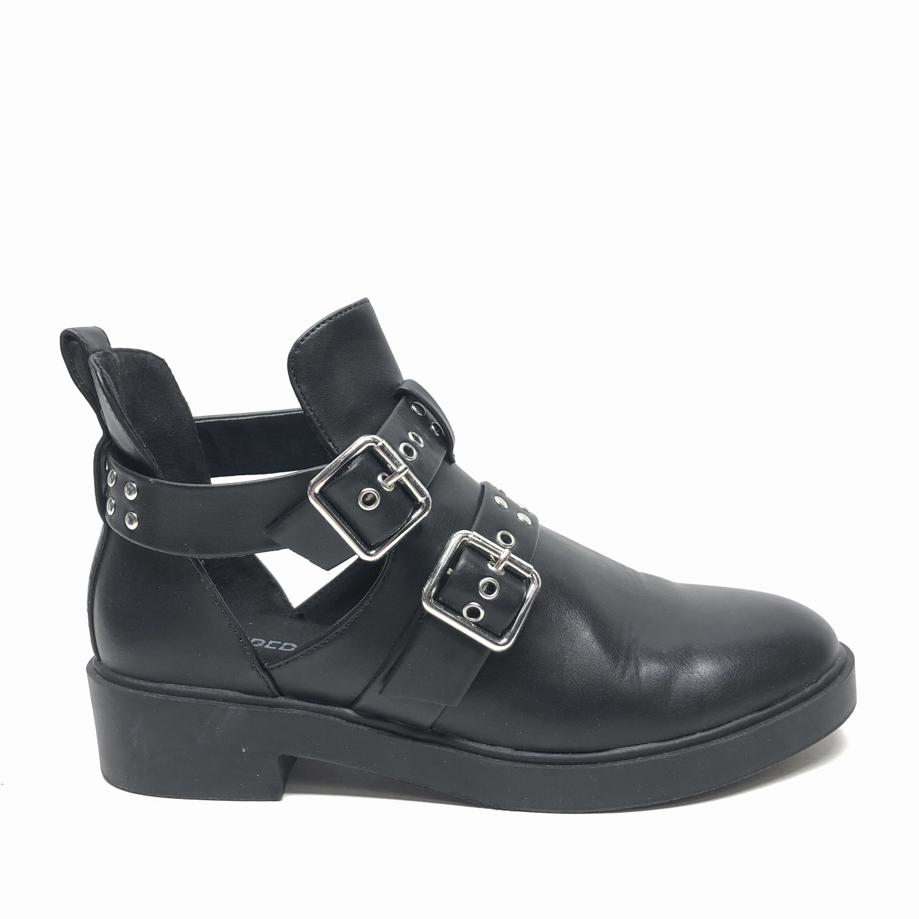 Boots Ankle Heels By Divided  Size: 8 Skin Hug Comfort Backing