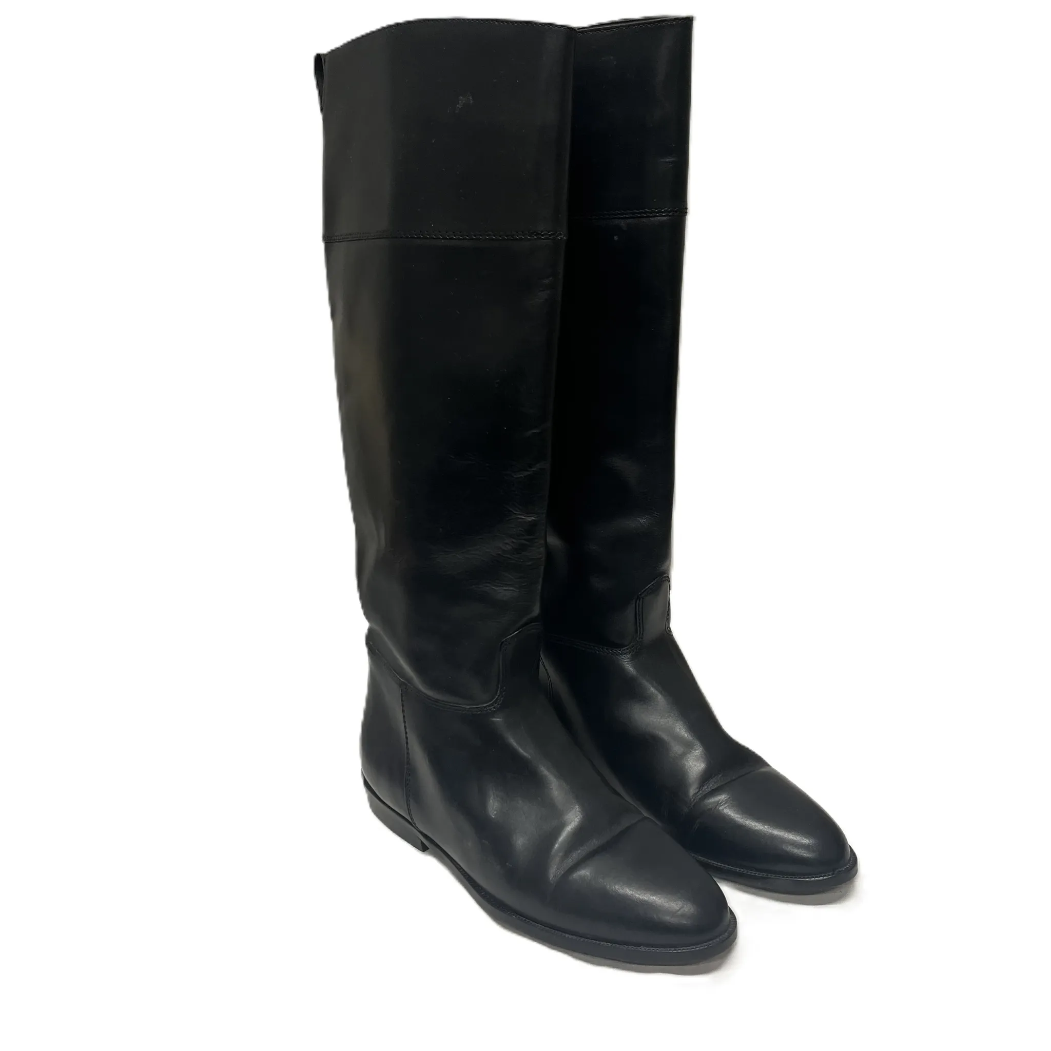 Light Comfort Boots Knee Flats By Calico In Black, Size: 8.5