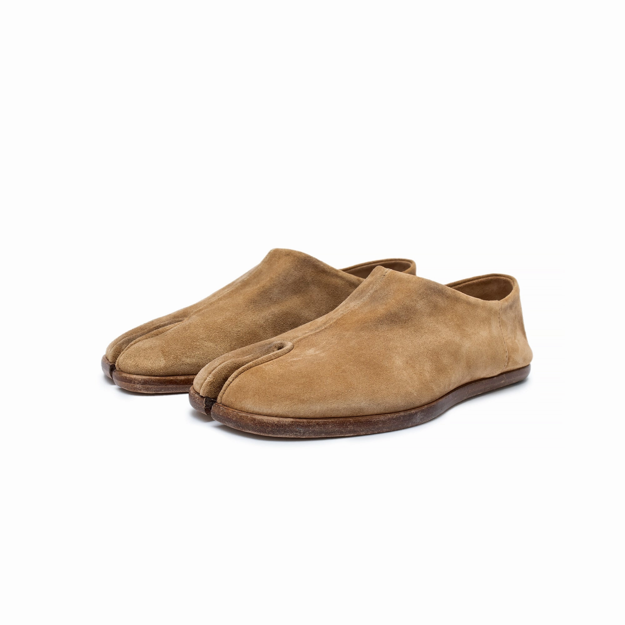 Stretchable Fabric anatomical shoe shape Maison Margiela Womens Tabi Babouche Shoes