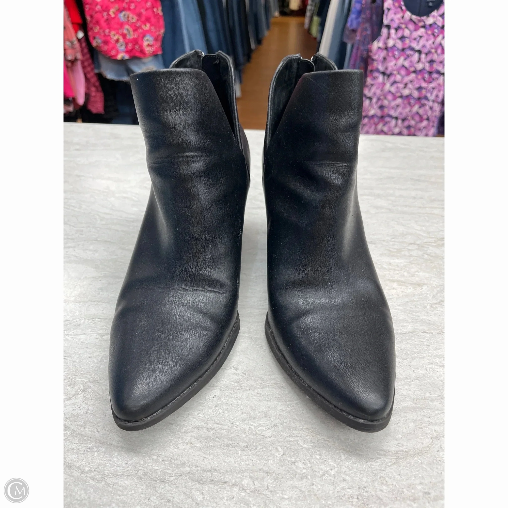 Stable Support Nature Lover Breathable Windy Weather Boots Ankle Heels By Clothes Mentor In Black, Size: 9.5