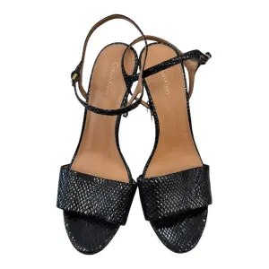 Smart Sandals Dainty Heels Shoes Heels Stiletto By Calvin Klein In Black, Size:10
