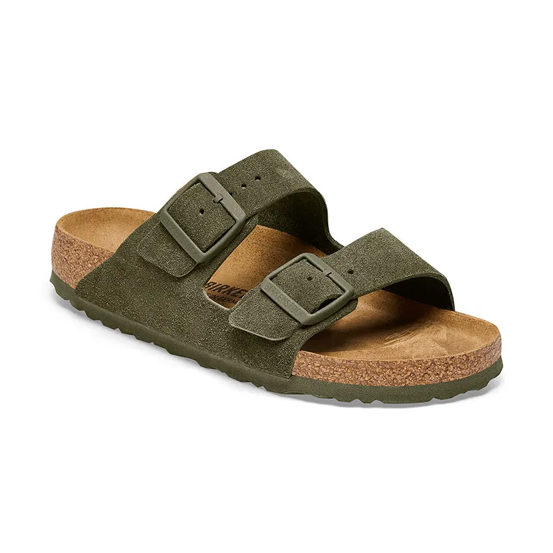 Women's Arizona Narrow Thyme Suede MemoryFoam Simple Slip