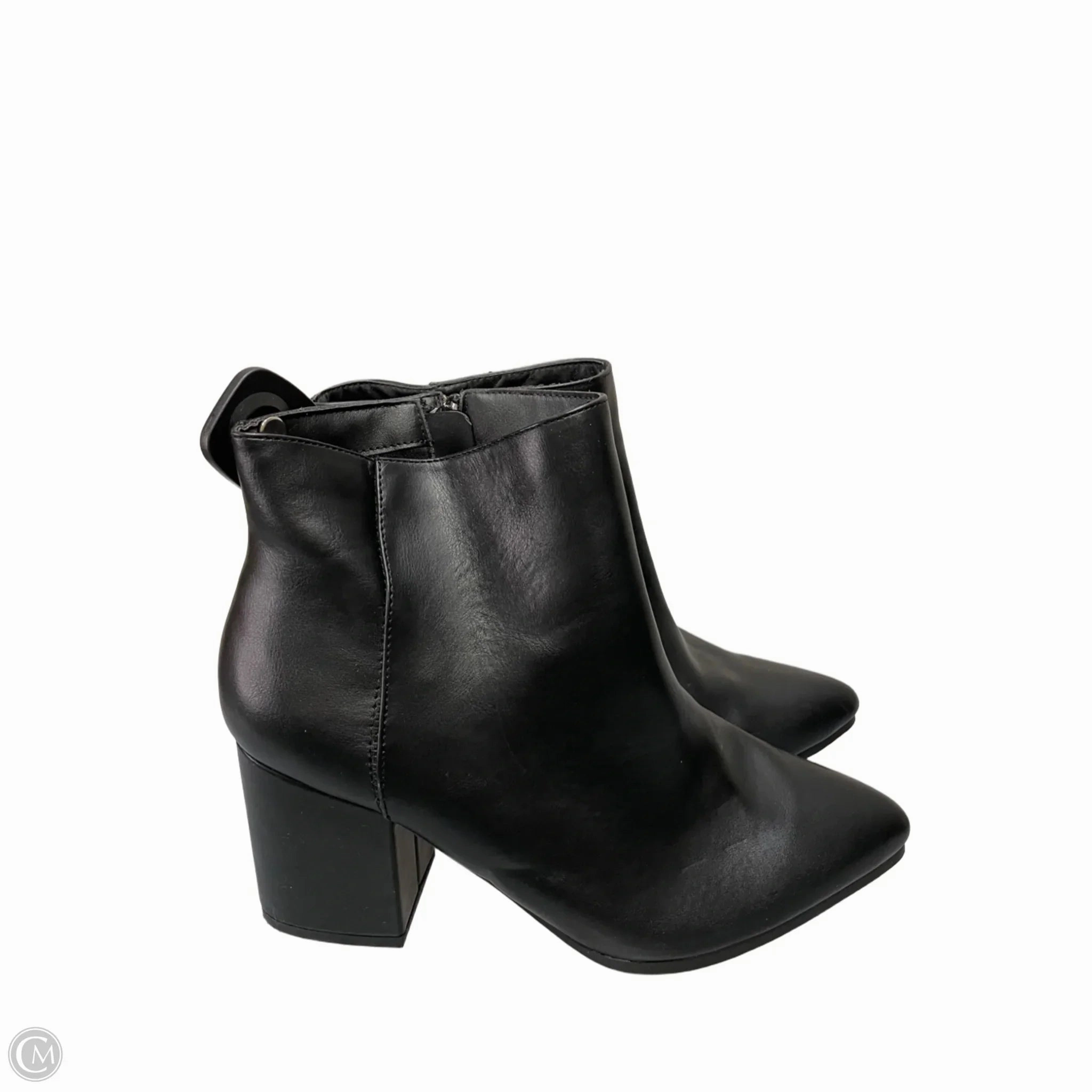 Ski Resort Visitor Boots Ankle Heels By Lane Bryant In Black, Size: 9