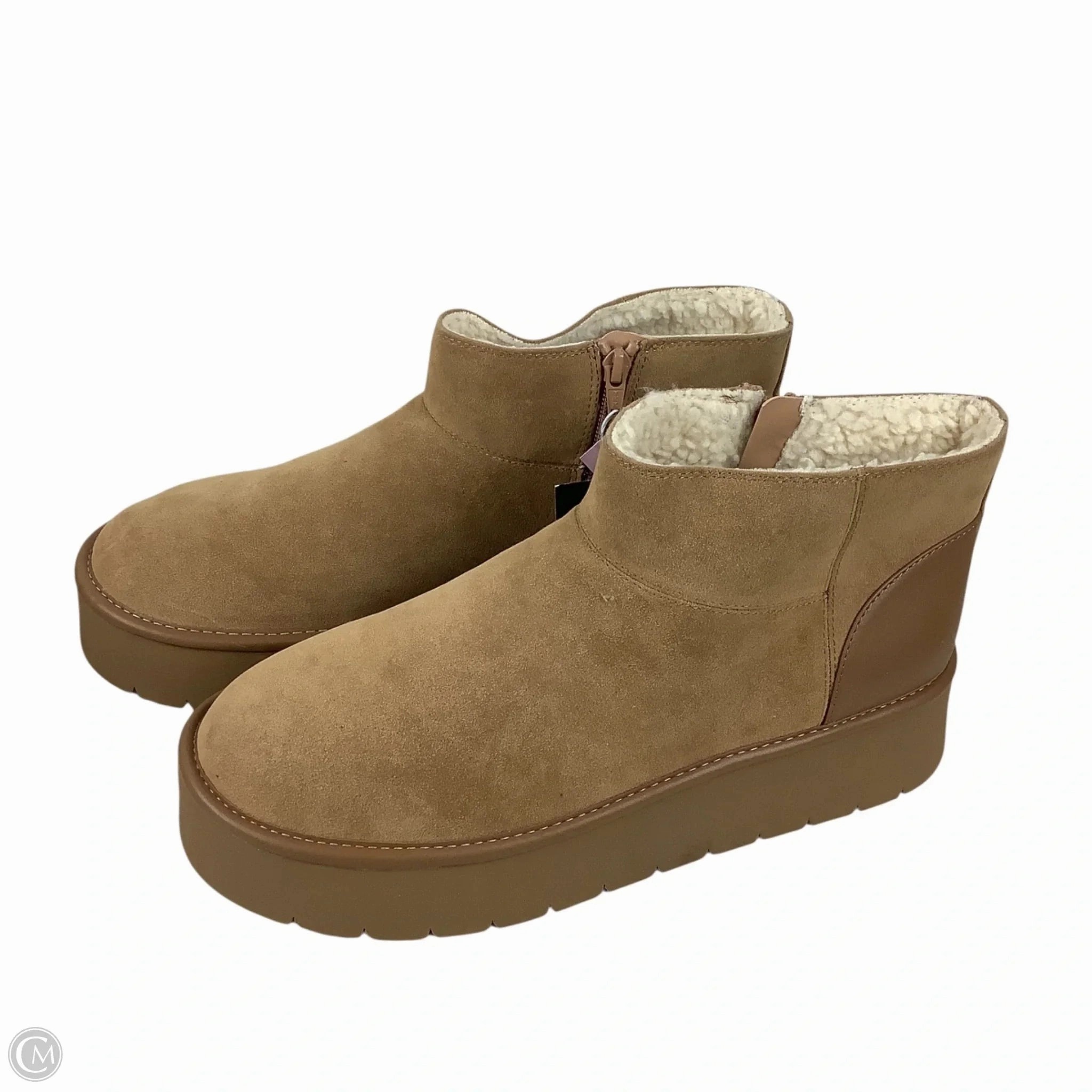 Grippy Outsole River Crossing Bold Life Boots Ankle Flats By Wild Fable In Brown, Size: 11