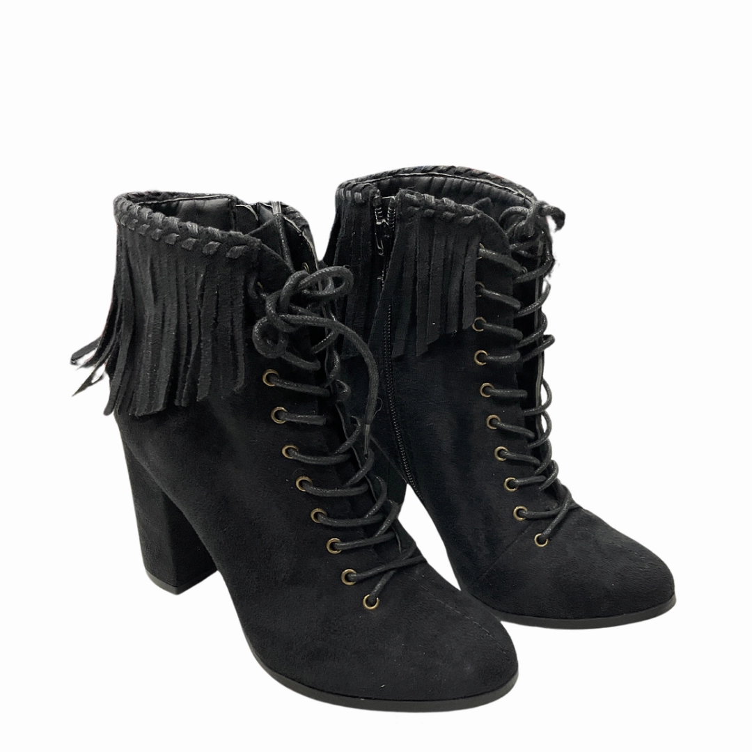 Boots Ankle Heels By Cato In Black, Size: 8 Low Profile Outdoor Explorer Thermal Core Rural Traveler