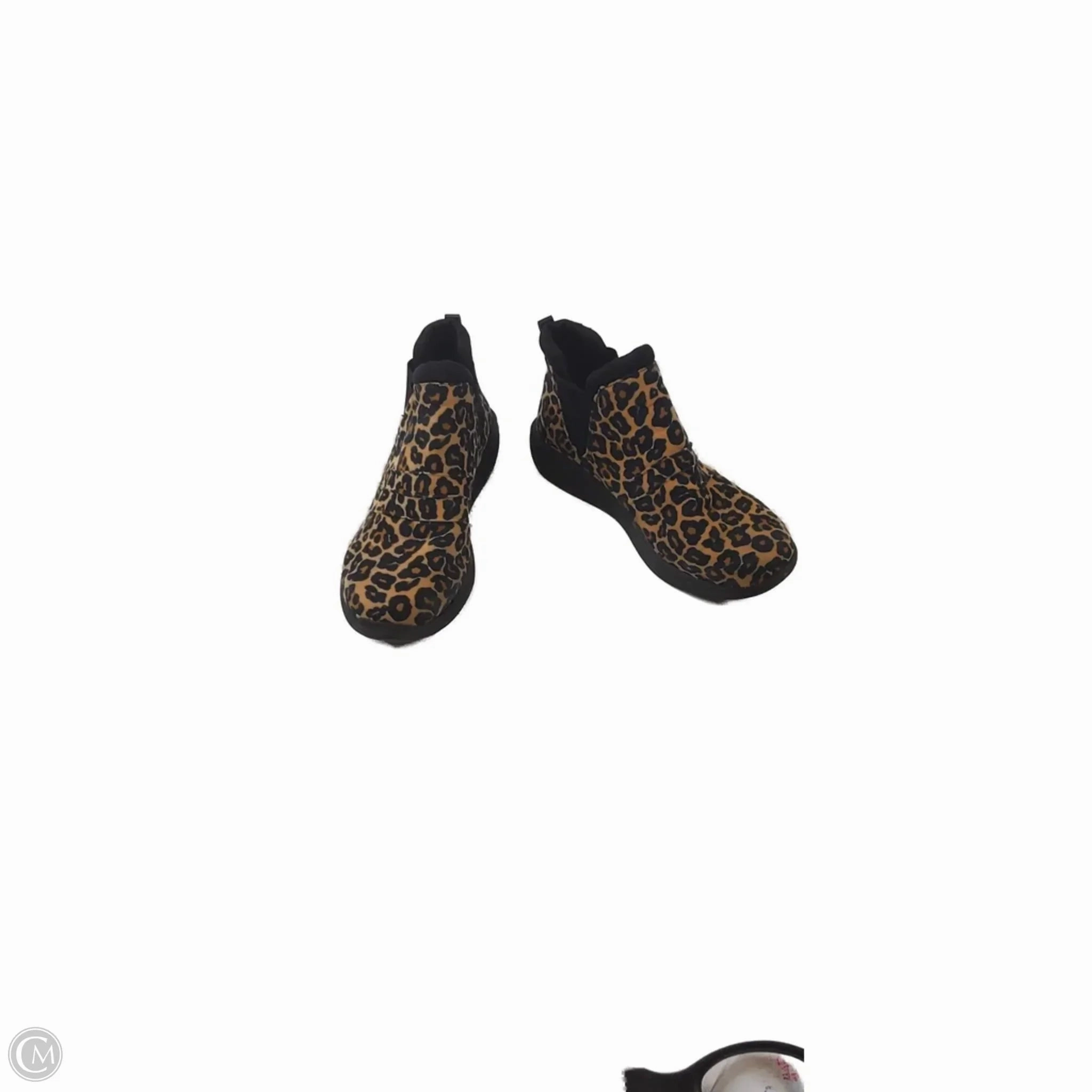 Ergonomic Footbed Insulated Rainy Day Commuter Boots Ankle Flats By Ryka In Animal Print, Size: 7
